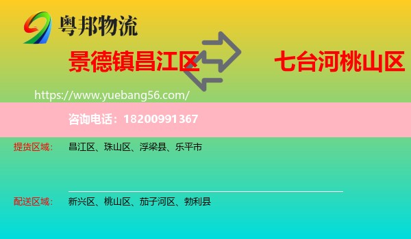 昌江區(qū)到桃山區(qū)物流