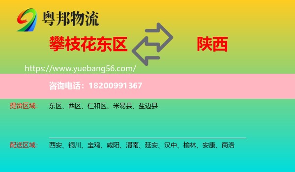 東區(qū)到陜西物流