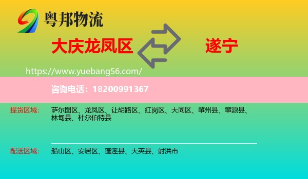 龍鳳區(qū)到遂寧物流