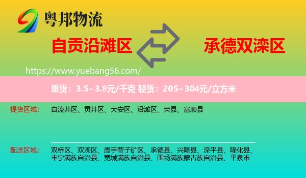 沿灘區(qū)到雙灤區(qū)物流