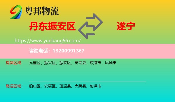 振安區(qū)到遂寧物流
